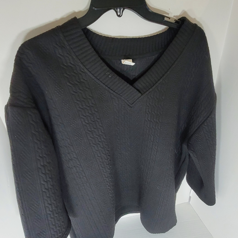 2 Womens V Neck Sweaters, Size Large - Picture 3 of 4
